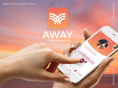 Away 03 app branding design logo mobile ui ux