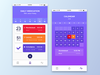 Medimind App app branding design logo medication reminder student ui ux