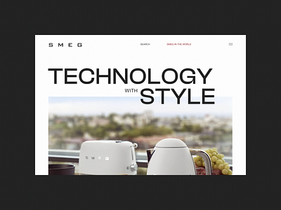 SMEG | Corporate website redesign after effects animation branding corporate design figma typography ui ux website