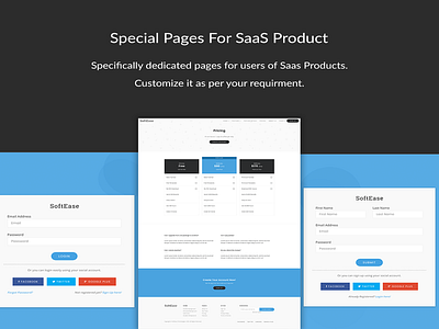 SoftEase - Multipurpose Software / SaaS Product WordPress Theme admin bootstrap business classic creative mobile app product professional responsive saas software technology