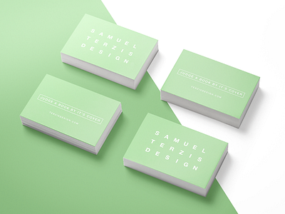 Samuel Terzis Design | Business Card Option 1 business card card design dribbble help help me print