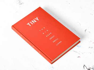 TINY Book Cover book book cover cover art house red tiny typ