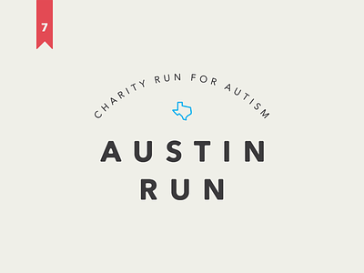 Austin Run | Thirty Logos austin austin run icon logo logomark texas thirty logos thirtylogos