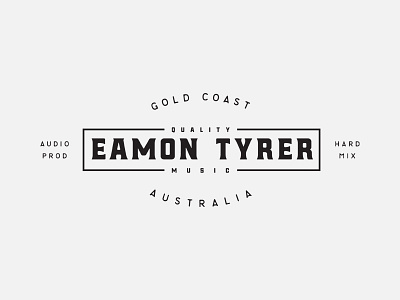 Eamon Tyrer audio australia combination mark design designer gold coast logo music production quality timeless