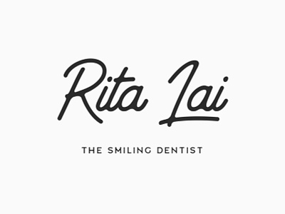 Rita Lai | Smiling Dentist dentist dentist logo design icon logo logomark type