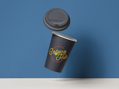 Caffeine Hub | Coffee Cups cafe coffee coffee cup logo