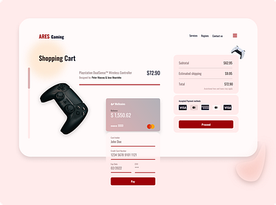 Credit card checkout #dailyui #002 branding dailyui product design ui ux visual design website