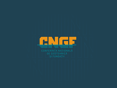 CNGF - Geotechnics and foundations conference cluj foundations fundatii geotechnics logo romania universitatea tehnica ut visual identity