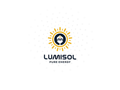 Lumisol - Pure energy design eco house energy green energy logo lumisol visual identity