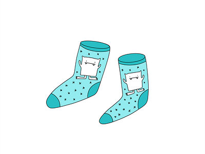 Yeti Socks camiah hand drawn hand drawn illustration sasquatch socks