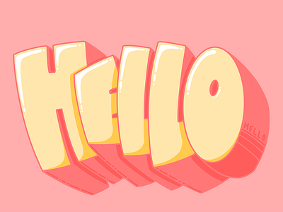 Hello camiah hand drawn hand drawn hello illustration lettering