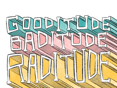 Raditude For The Win! camiah hand drawn hand drawn lettering