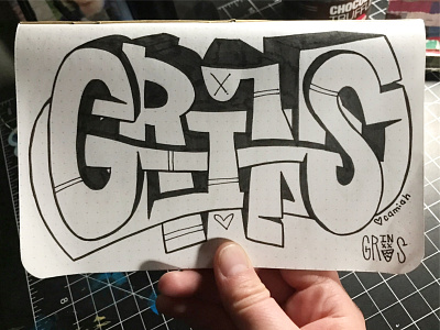 Grins Journal camiah graffiti grins hand drawn hand drawn lettering