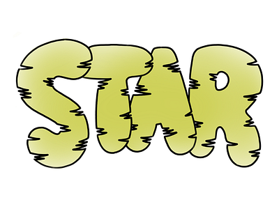Star lettering