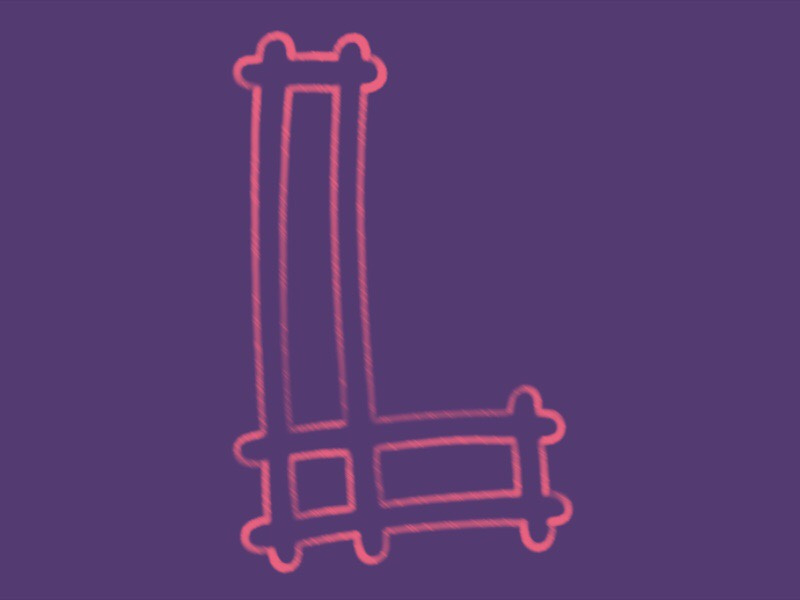 #Typehue Week 12: L lettering hand