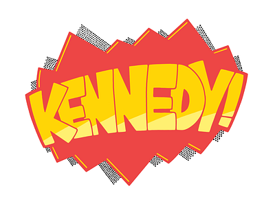 Kennedy hand drawn lettering