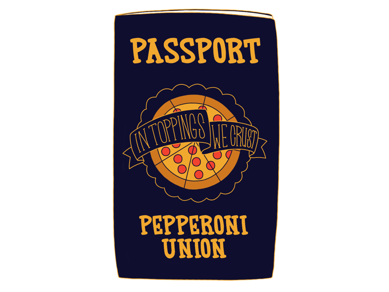 Pizza Passport by Cam Palu on Dribbble