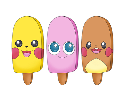 Pokémon Popsicles pokémon popsicle