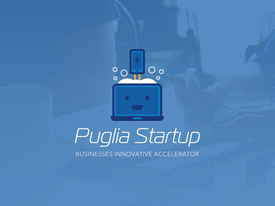 Puglia Startup computer design graphic design icon illustration logo smartphone smile