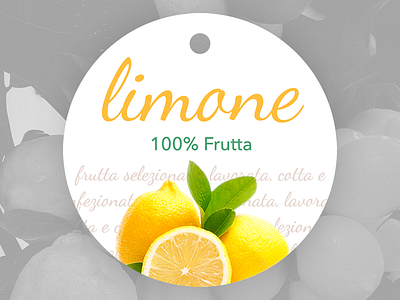 Label lemon jam