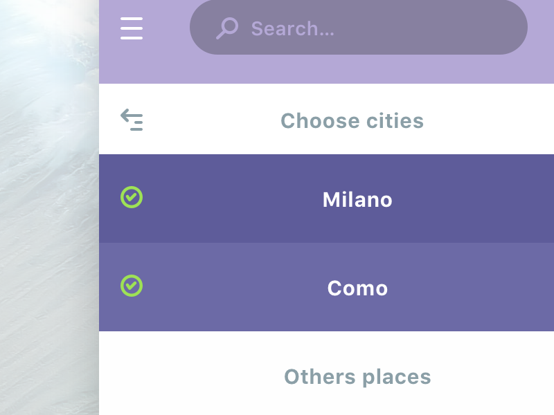 city select options