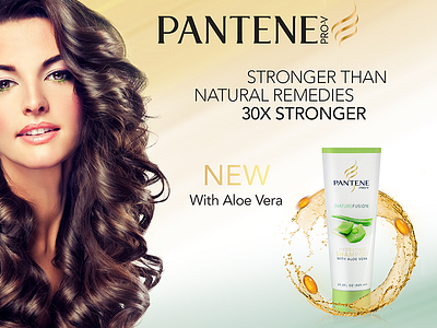 Pantene Advert advert beauty cosmetic design graphic design hair packaging photo manipulation shampoo