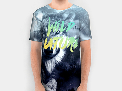 Wild Nature T-Shirt dress graphic design nature photo manipulation print t shirt typography