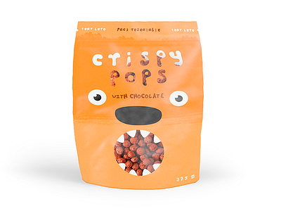 Crispy Pops breakfast character concept food fun illustration kids packaging