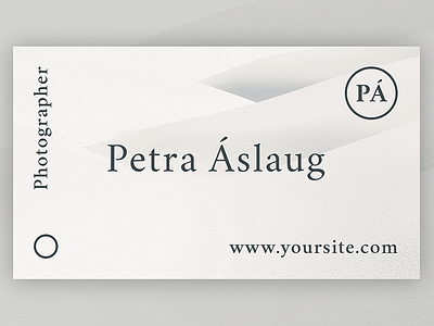 Simple Business Card business card dark designer elegant light minimal photography simple template typography