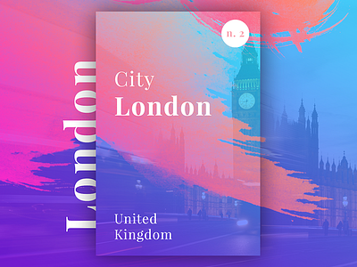 Travel Book Cover #2 book brush city concept gradient graphic design italy shapes travel typography