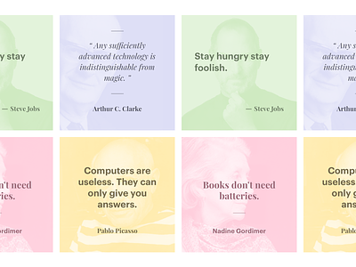 Quotes Cards apple cards graphic design pastel phrases post quotes social square text