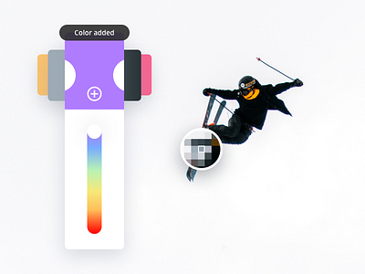 Color Switch And Picker color concept cursor daily ui picker selector slider switch ui