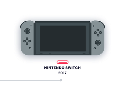 Nintendo Switch console drawing flat gaming illustration nintendo vector videogame