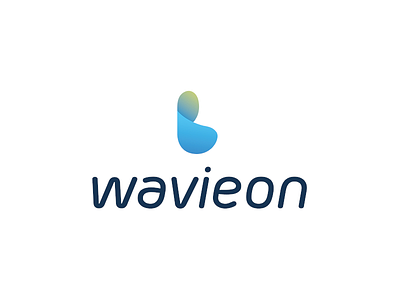 wavieon logo branding curves gradients logo mark modern sport wave