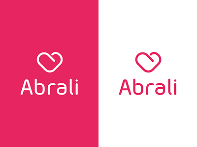 Abrali Logo branding bright fashion flat logo love mark minimal stroke