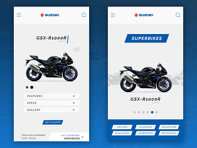 Suzuki eCommerce Webiste