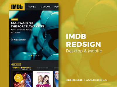 Imdb Redesign Website | Work In Progress database redesign website