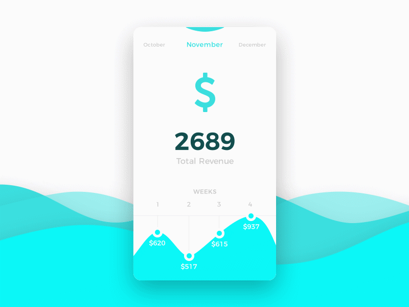 Tab menu animation tabs menu ux ui report app ios android mobile flat animation stats