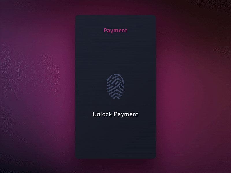 Fingerprint Animation android animation app fingerprint ios mobile ui ux