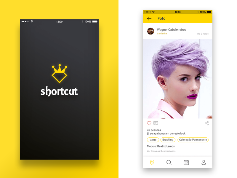 Shortcut - Mobile App - Full Project android app ux ui mobile