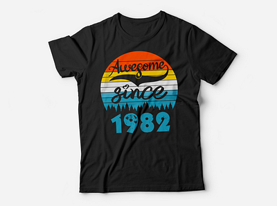 Awesome Since 1982 | BIRTHHDAY vintage 1975