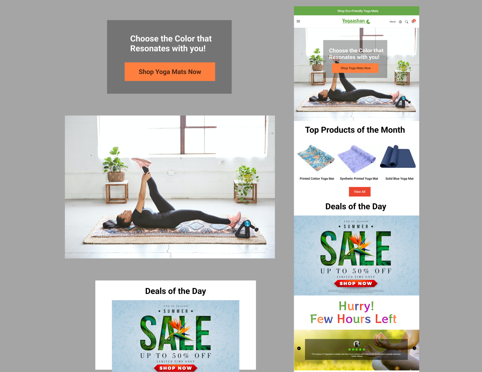 Yogaashan Online Yoga Mats App by Sushmita Das on Dribbble