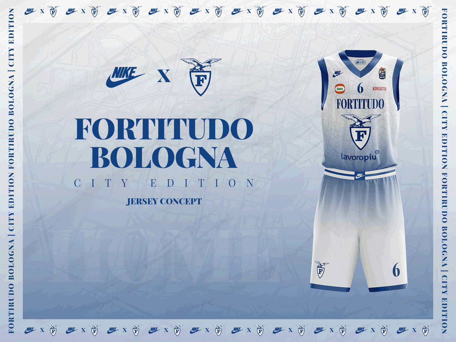 Nike Jersey Concept | Fortitudo Bologna