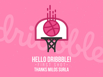 Hello Dribbble debut dribbble first graphicdesign illustration invite shot