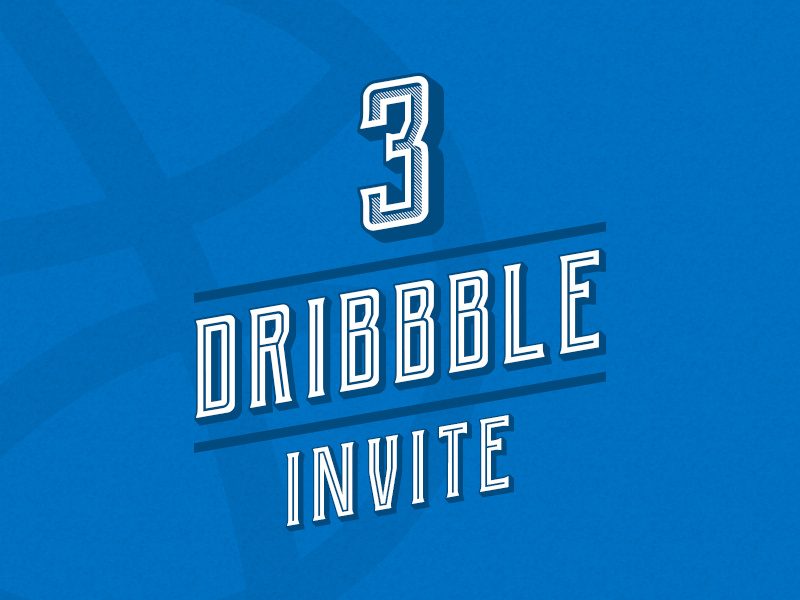 Dribbble invite design illustration dribbble app font lettering players player shot follow comunity dribbble best shot dribbble invite3 invites invite