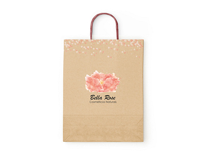 Bella Rose Natural Cosmetics branding design graphic design
