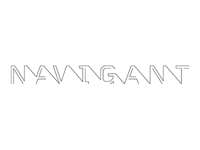 Navigant Logo logo monoline