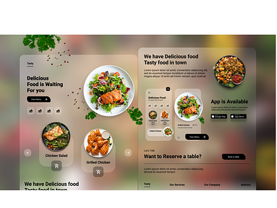 Restaurant + Food delivery Website