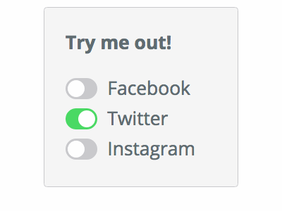 On/Off Switch - DailyUI - 015 checkbox dailyui form off on switch toggle