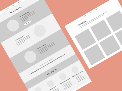 Portfolio Wireframes